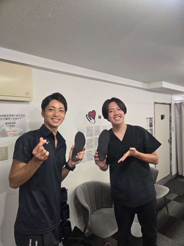 お客様とオーダーメイドインソール